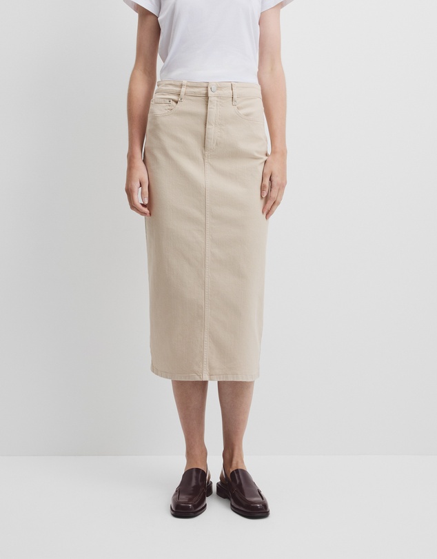 Country Road - Recycled Cotton Denim Midi Skirt