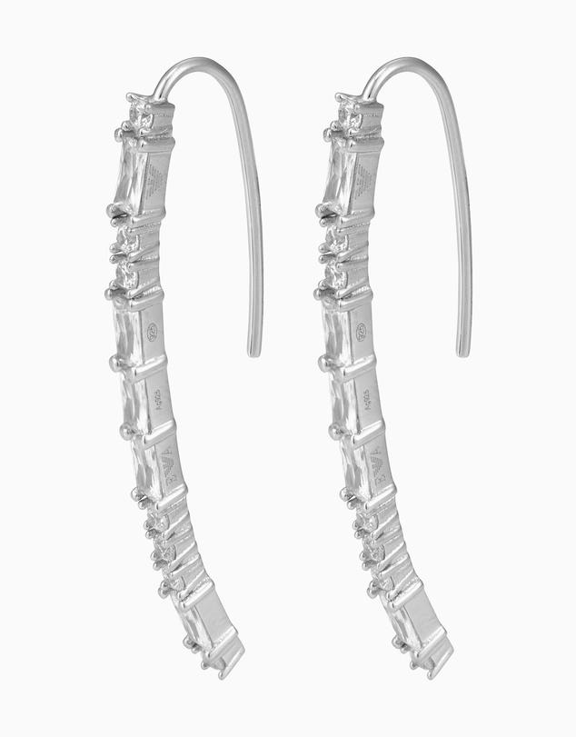 Emporio Armani - Silver Tone Earring