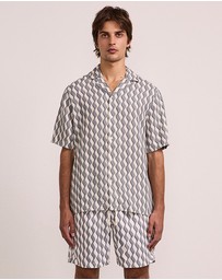 Frescobol Carioca - Roberto Linen SS Shirt