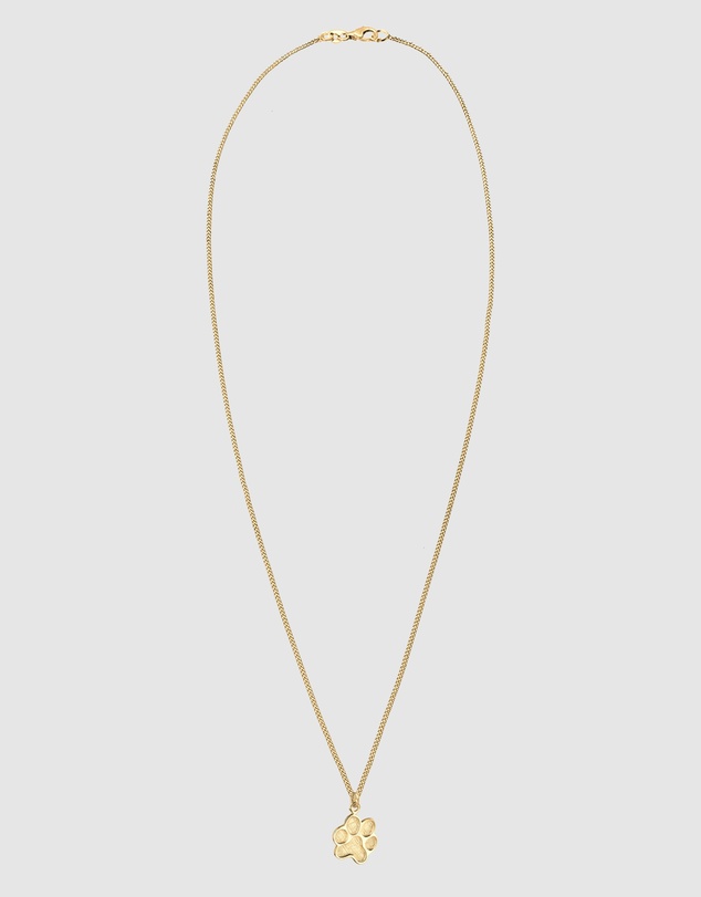 Elli Jewelry - Paw Pendant Necklace in Gold-Plated 925 Silver