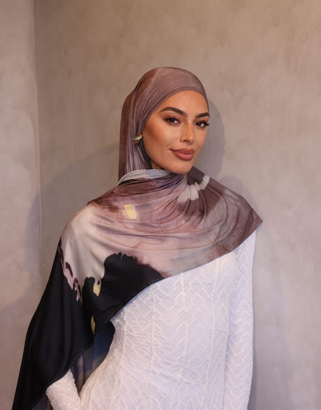 Mod Squad - Jersey Printed Hijab - Earth