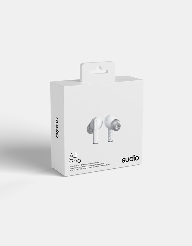Sudio - A1 Pro - True Wireless Bluetooth 5.3 Headphones/Earbuds, Active Noise Cancelling
