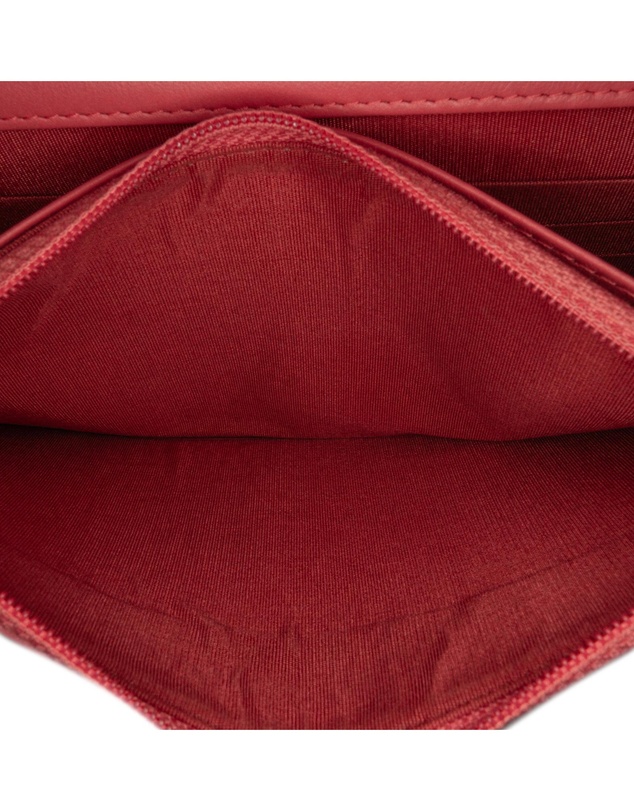 Pre-Loved by Azura Reborn - Pre-Loved Quilted Lambskin Double Stitch Tassel Wallet On Chain