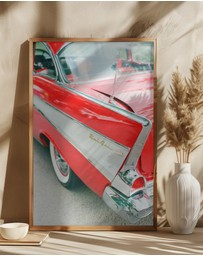 Olive et Oriel - Classic Car by Bethany Young Art Print