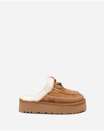 Ozwear Connection Uggs - Ugg Letitia Platform Slipper (Replaceable Decoration)