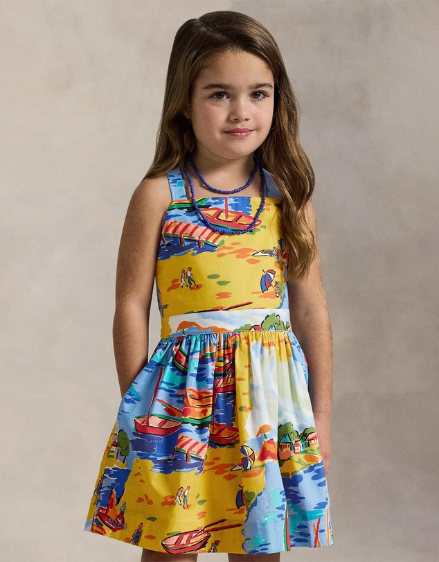Polo Ralph Lauren - Riviera-Print Cotton Dress - Kids