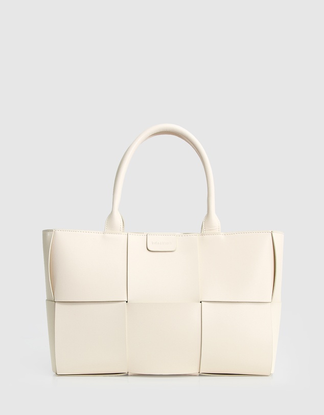 Belle & Bloom - Long Way Home Woven Tote - Cream