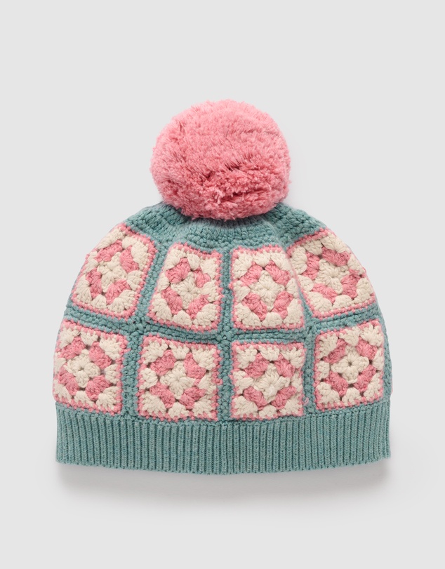 Purebaby - Crochet Beanie -Kids-Babies