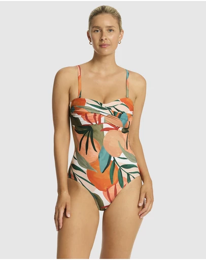 Sea Level Australia - Tropaluxe Twist Bandeau One Piece