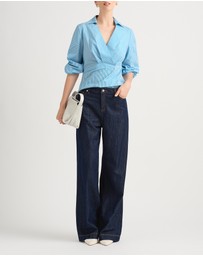 David Lawrence - Malta Relaxed Wide Leg Jeans
