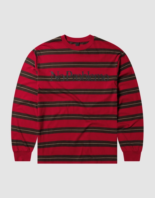 No Problemo - No Problemo Striped LS Tee