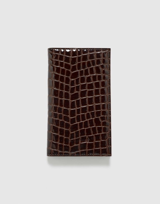 Nakedvice - The Salerno Coffee Croc Passport Wallet