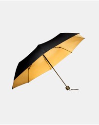 Suck UK - Umbrella Black & Gold