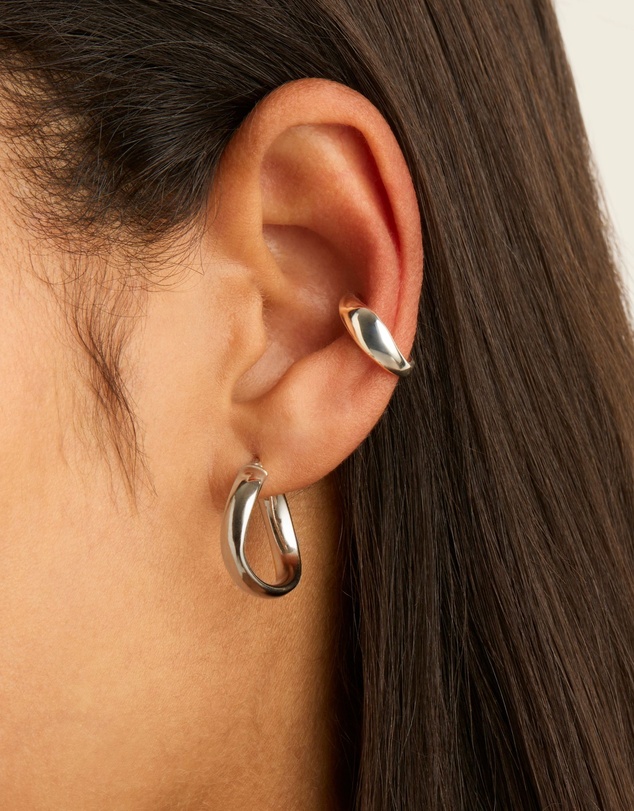 Najo - Tidal Silver Ear Cuff