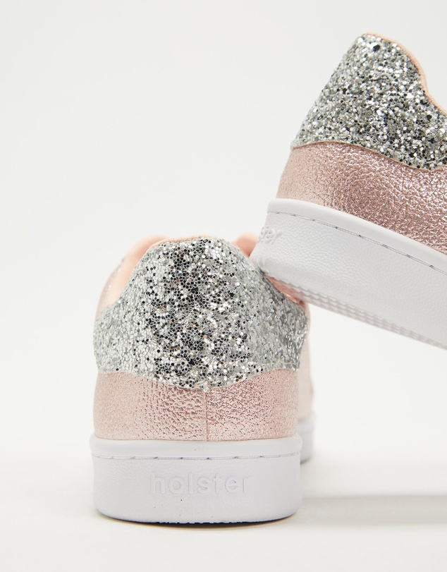 Holster - Stardust Glitter Sneakers - Blush - Women's