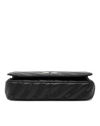 Pre-Loved by Azura Reborn - Pre-Loved Embossed Leather Allover Logo BB Wallet on Chain