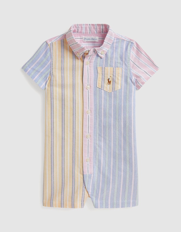 Polo Ralph Lauren - Cotton Oxford Fun Shortall - Babies