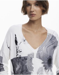 Desigual - Fine collage sweater