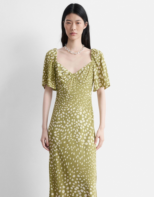 & Other Stories - Flutter-Sleeve Midi Dress