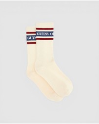 GUESS Originals - GUESS Originals Stripe Logo Socks