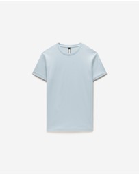 Calibre - Mercerised Crew T-shirt Pale Blue