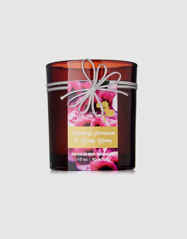 Silk Oil of Morocco - Patchouli, Geranium & Ylang Ylang Natural Soy Candle
