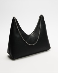 Calvin Klein - Emblem HW Pebble Top Zip Hobo