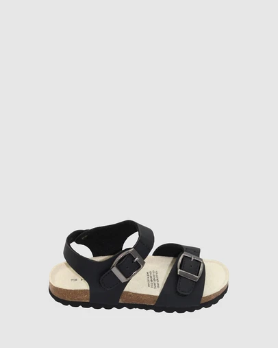 Human - Kids Thomas Sandals Black 12