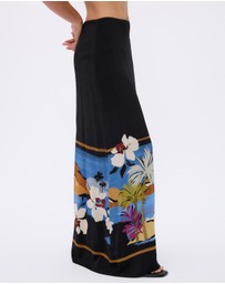 Minima Esenciales - Moonlit Palms Maxi Skirt