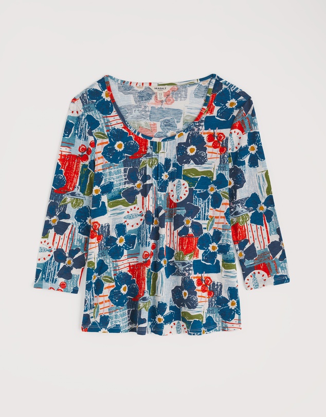 Seasalt - Seasalt Cornwall Multi Penhollow Top