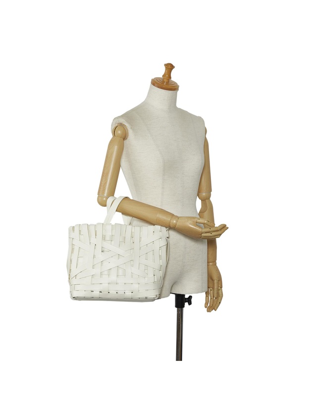 Pre-Loved by Azura Reborn - Pre-Loved Woven Leather Basket Tote