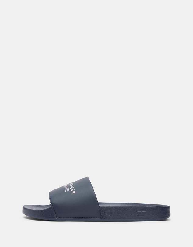 Tommy Hilfiger - Raised Embroidery Pool Slides - Men's