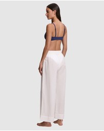 Polo Ralph Lauren - Smocked Cotton & Linen Beach Pant Cover Up