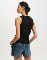 Cotton On - Bailey Button Detail Vest