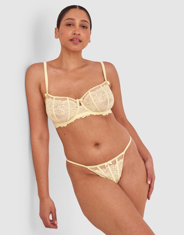 Bras N Things - Bethany String-Light Yellow