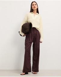 The Fated - Ellie Half Zip Knit Jumper