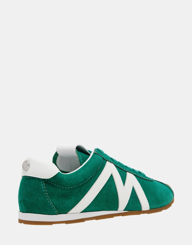 Steve Madden - Countdown Green Suede Sneakers