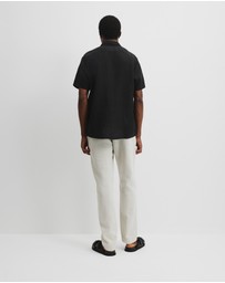 Country Road - Organically Grown Linen Regular Fit Short Sleeve Shirt