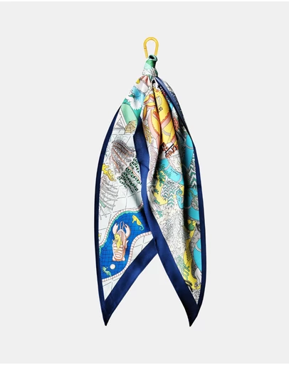 Petit Moments - Printed Scarf Keychain
