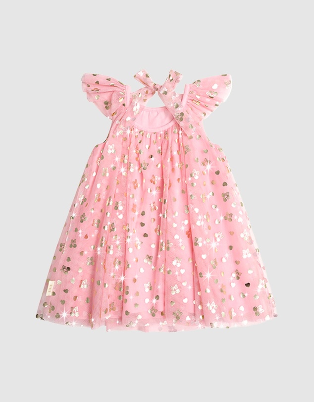 Huxbaby - Golden Cherries Princess Tulle Dress - Babies