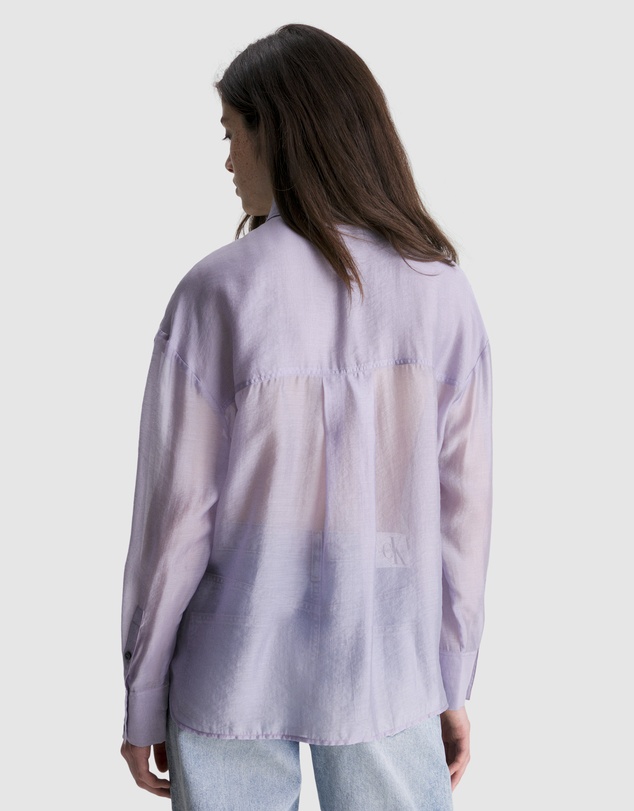Calvin Klein Jeans - Sheer Relaxed Utility Shirt