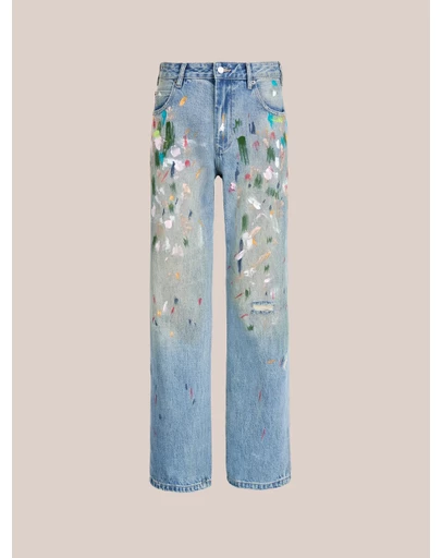 Found - Multi Color Painter Jeans