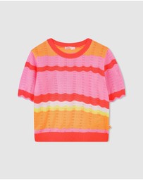 Billieblush - Short Sleeves Sweater Jumper - Kids-Teens