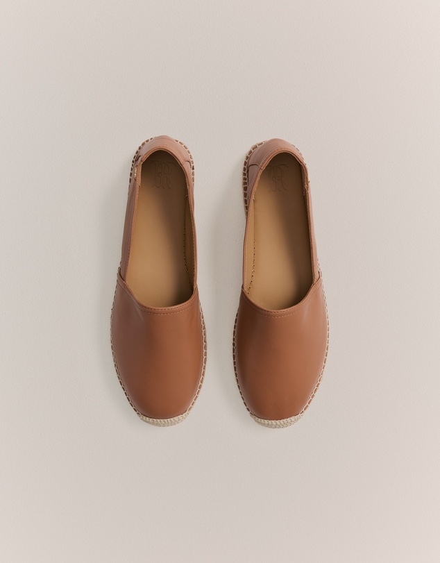 Trenery - Tallow Espadrille Flat in Russet