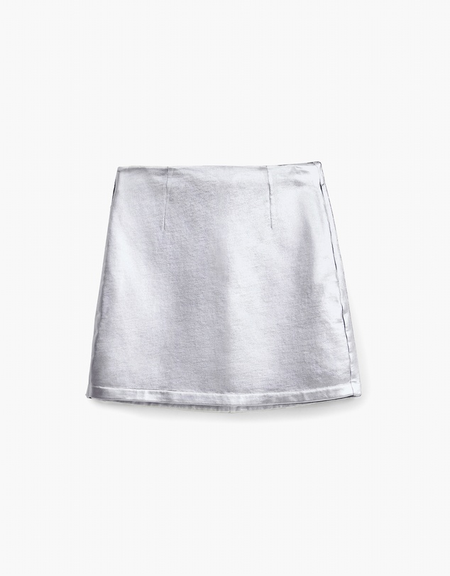 Desigual - Metallic mini skirt