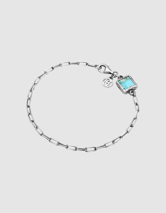 Haze & Glory - ICONIC EXCLUSIVE - Copper Turquoise Bracelet in Oxidised 925 Silver