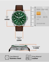 Fossil - Garrett Brown Chronograph Watch