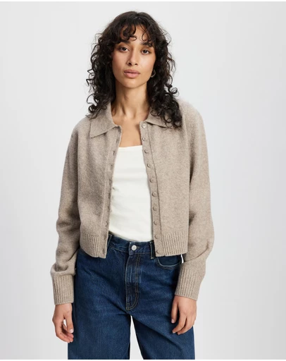 & Other Stories - Knitted Collar Cardigan