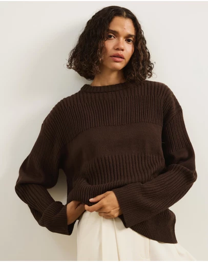 Atmos&Here - Irena Rib Knit Jumper