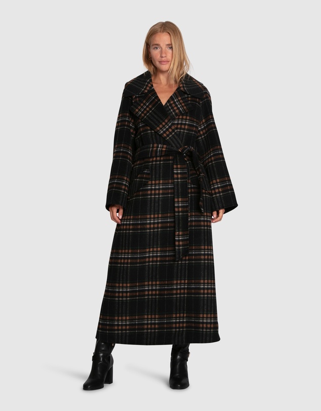 Belle & Bloom - Heart To Heart Large Collar Maxi Coat